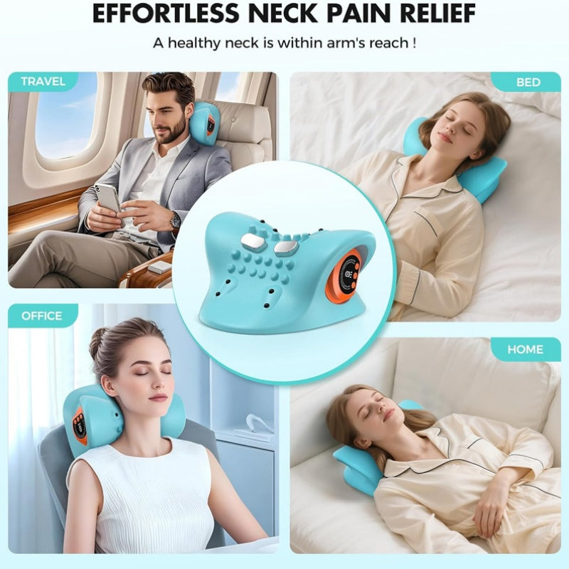 🔥Flash Sale&Free Shipping🔥 EMS Smart Neck Massage Pillow
