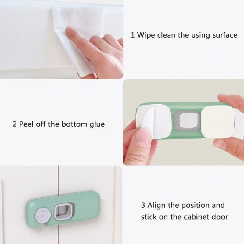 🔥Hot Sale🔥2pcs Multifunctional Child Proof Refrigerator Locks