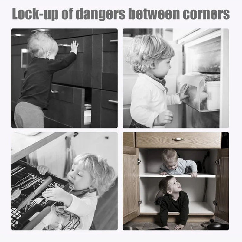 🔥Hot Sale🔥2pcs Multifunctional Child Proof Refrigerator Locks