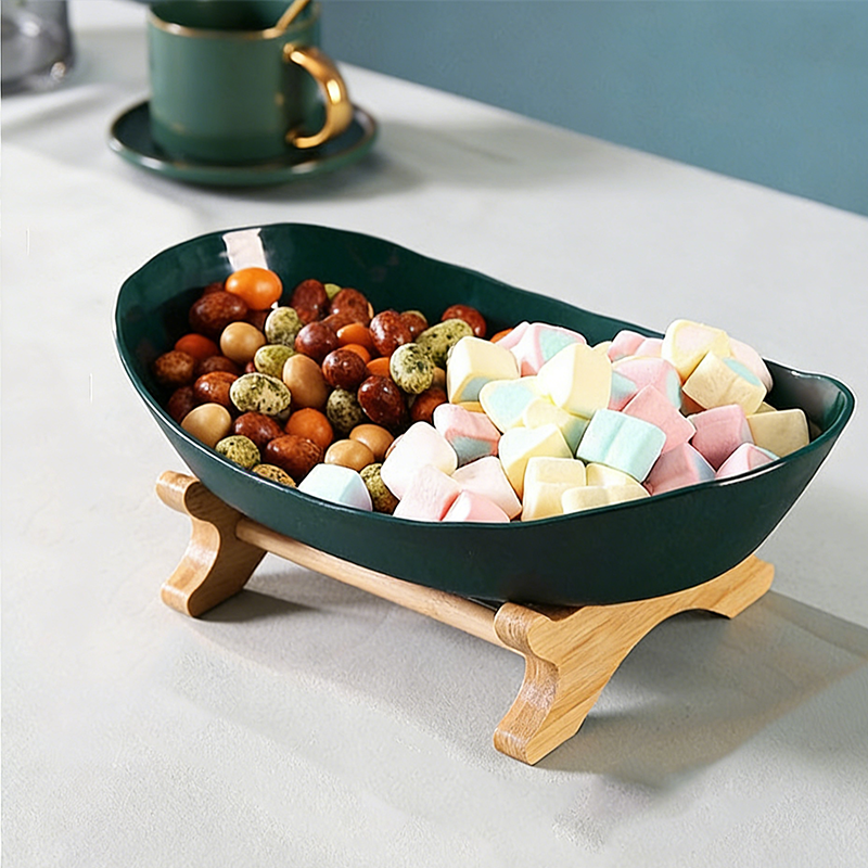 🔥30% OFF🔥3-Tier Fruit Bowl with Wooden Stand