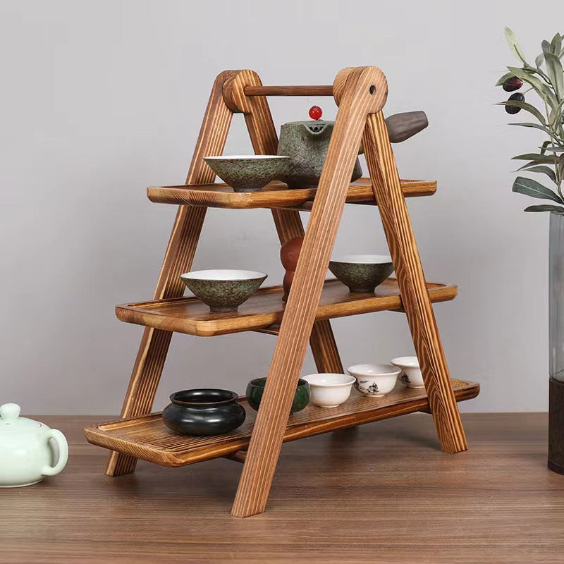 🔥35% OFF🔥3-Tier Wooden Serving Tray