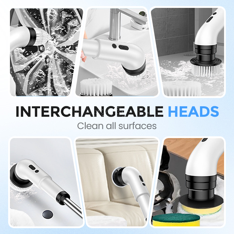 🔥 Hot sale 35% OFF🔥Multifunctional Electric Extendable Cleaning Brush