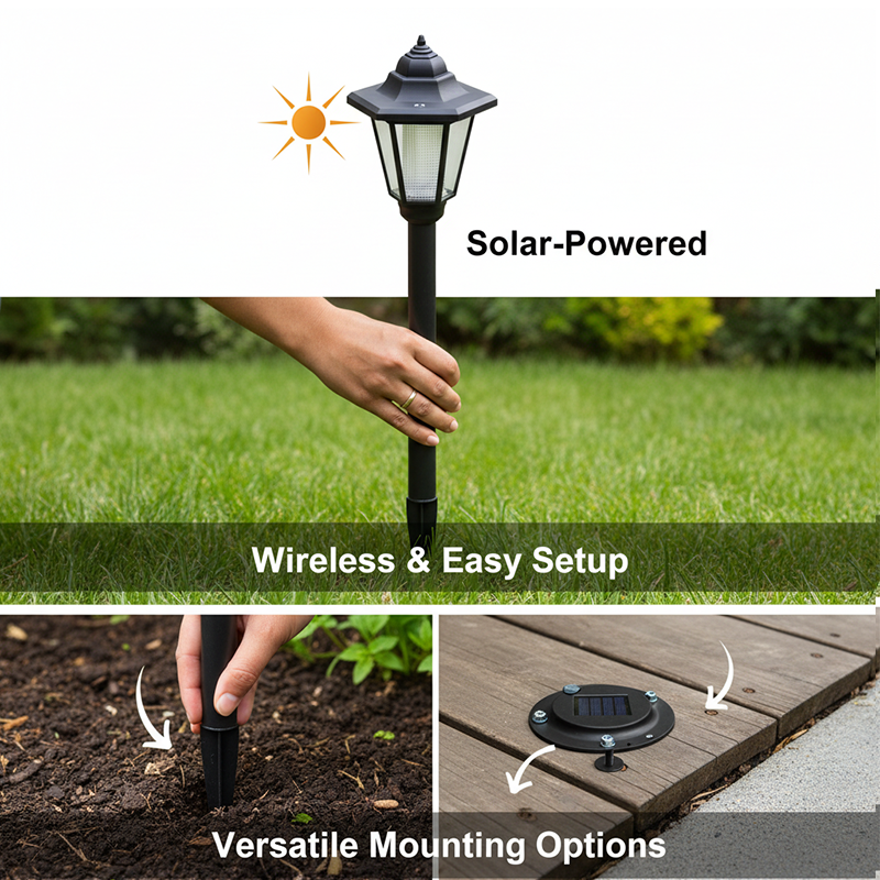 🔥 Hot sale Minimum 30% OFF🔥Vintage Solar-Powered Hexagonal Garden Lights