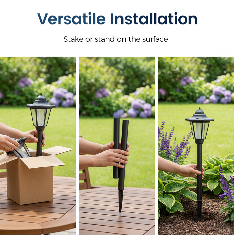 🔥 Hot sale Minimum 30% OFF🔥Vintage Solar-Powered Hexagonal Garden Lights
