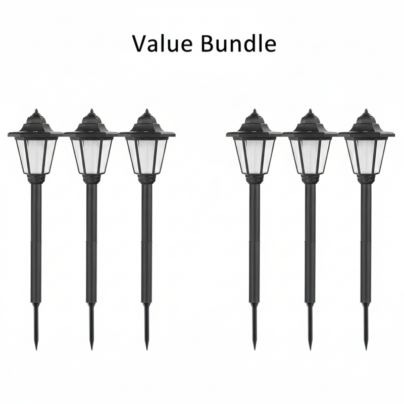 🔥 Hot sale Minimum 30% OFF🔥Vintage Solar-Powered Hexagonal Garden Lights