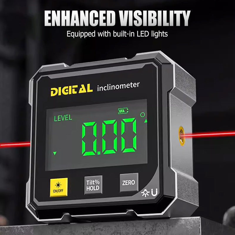 🔥Hot sale 31% OFF🔥4-Side Magnetic Digital Angle Finder with Laser