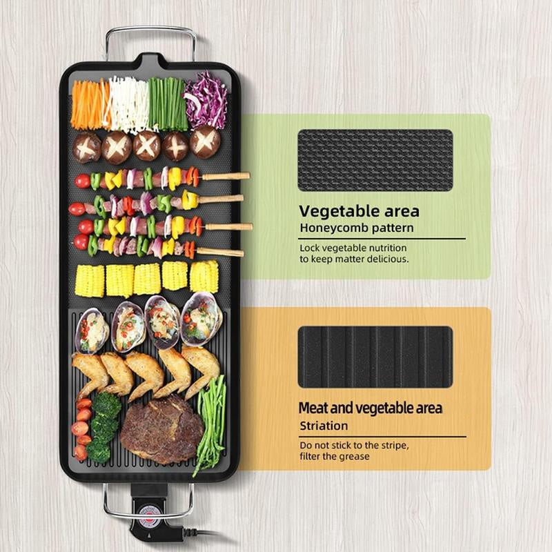 🔥 Hot sale 30% OFF🔥Electric Griddle with Dual Cooking Zones