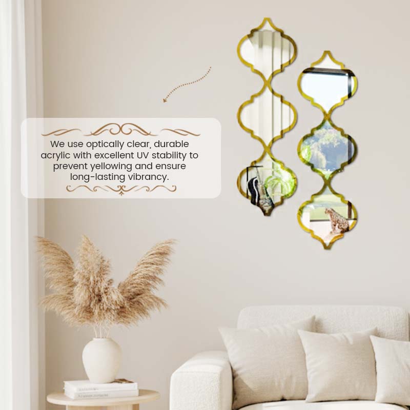 🔥40% OFF for a limited time🔥12PCS 3D Acrylic Mirror Rhombus Wall Stickers