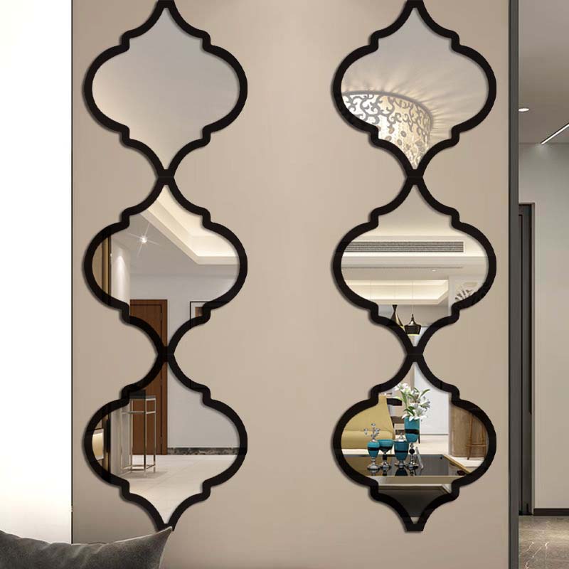 🔥40% OFF for a limited time🔥12PCS 3D Acrylic Mirror Rhombus Wall Stickers