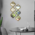 🔥40% OFF for a limited time🔥12PCS 3D Acrylic Mirror Rhombus Wall Stickers