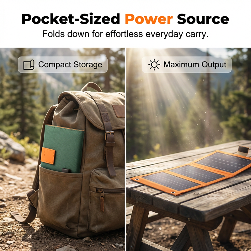 🔥 Hot sale 40% OFF🔥Portable Solar Panel with USB Charging