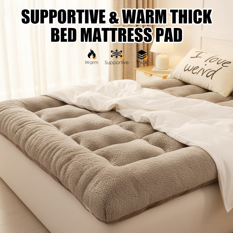 🔥40% OFF for a limited time🔥Supportive & Warm Thick Bed Mattress Pad