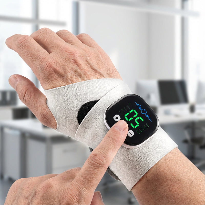 📢📢40% OFF !! ⏰Rechargeable Electric Wrist Massager – Relieves Pain & Fatigue