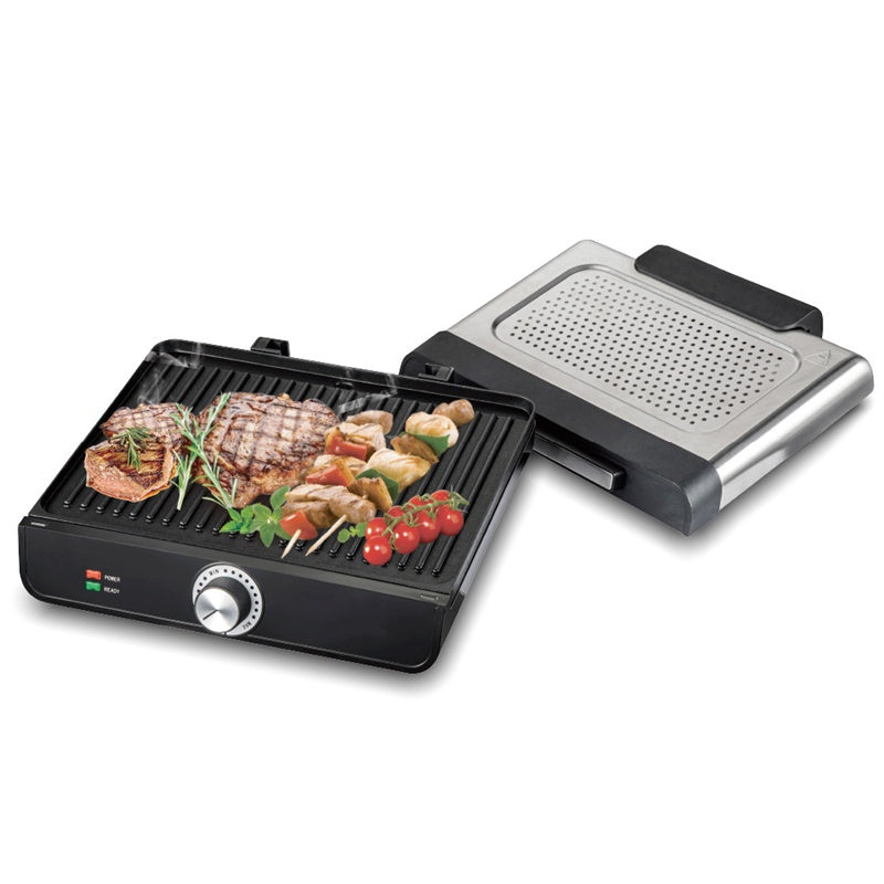 🔥60% OFF for a limited time🔥2200W Smokeless Indoor Grill with Non-Stick Plate