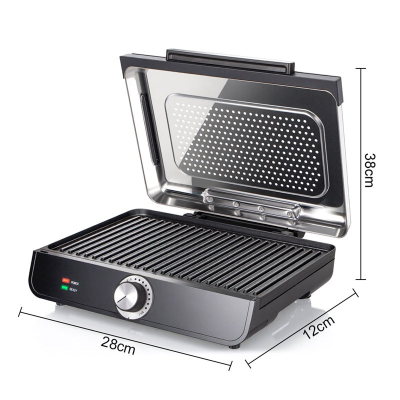 🔥60% OFF for a limited time🔥2200W Smokeless Indoor Grill with Non-Stick Plate