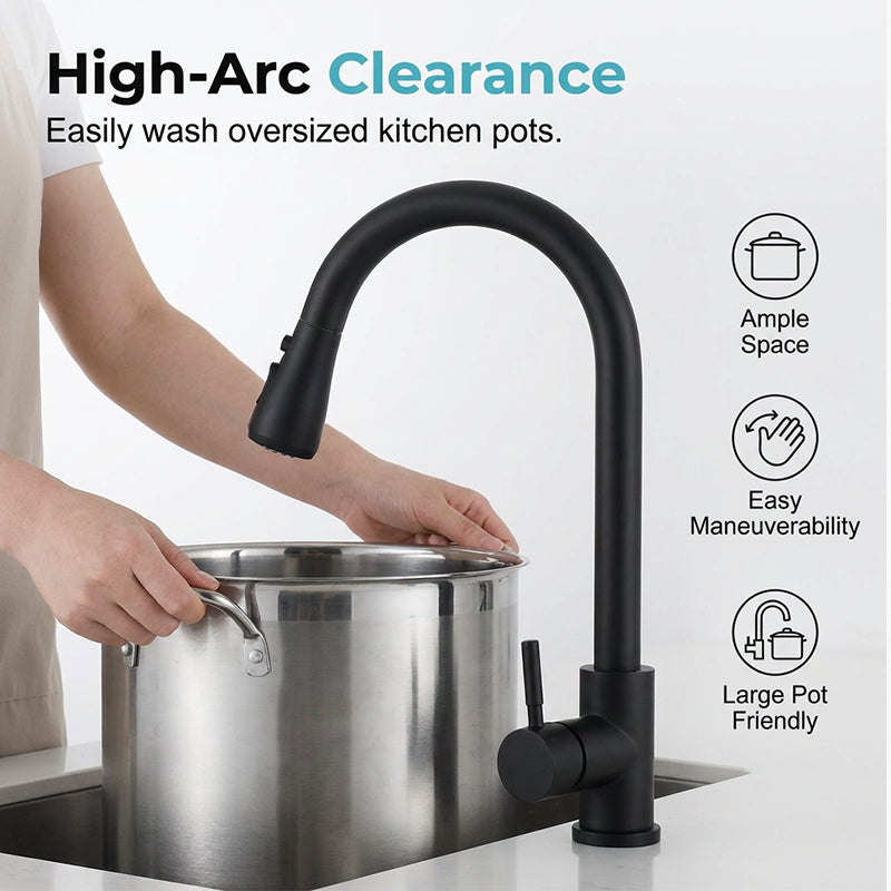 🔥 Hot sale 30% OFF🔥Modern Pull-Down Kitchen Faucet