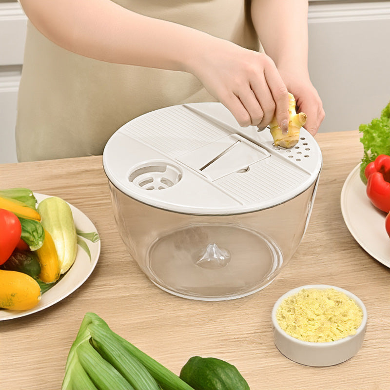 🔥 Hot sale 30% OFF🔥9-in-1 Multifunctional Large Capacity Salad Spinner & Slicer