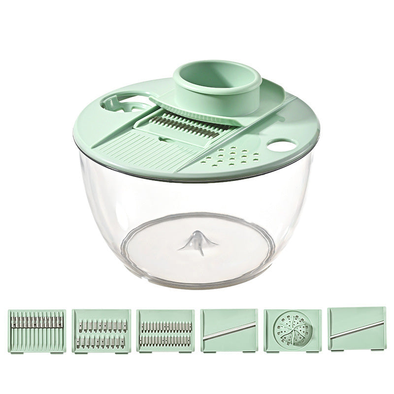 🔥 Hot sale 30% OFF🔥9-in-1 Multifunctional Large Capacity Salad Spinner & Slicer