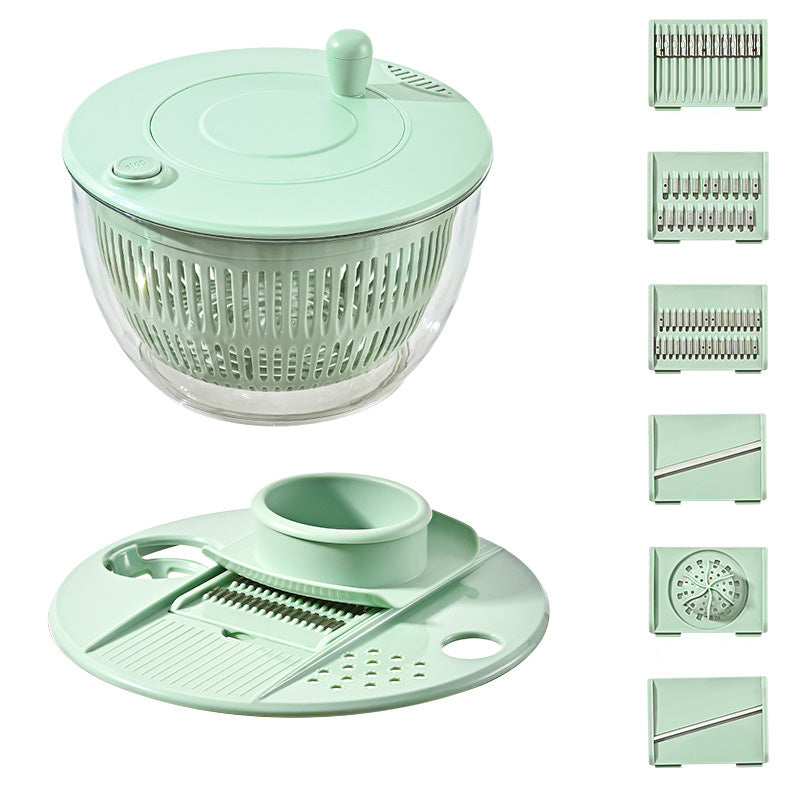 🔥 Hot sale 30% OFF🔥9-in-1 Multifunctional Large Capacity Salad Spinner & Slicer