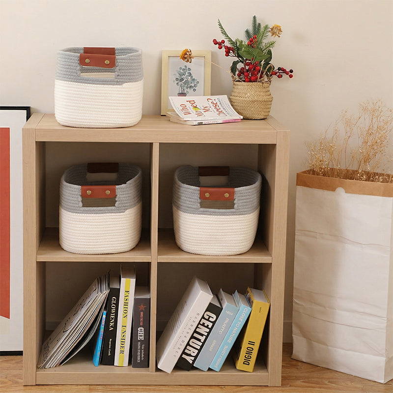 🔥 Hot sale 30% OFF🔥Woven Cotton Rope Storage Basket with Handles