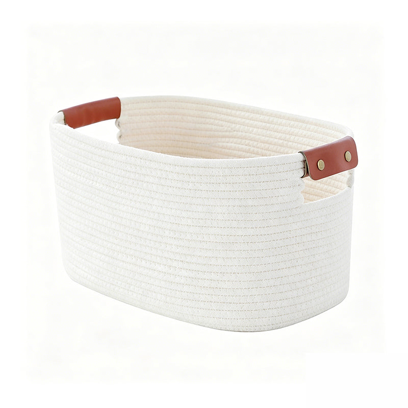 🔥 Hot sale 30% OFF🔥Woven Cotton Rope Storage Basket with Handles