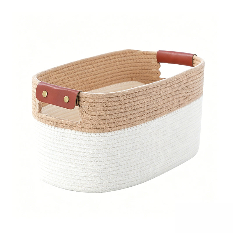 🔥 Hot sale 30% OFF🔥Woven Cotton Rope Storage Basket with Handles