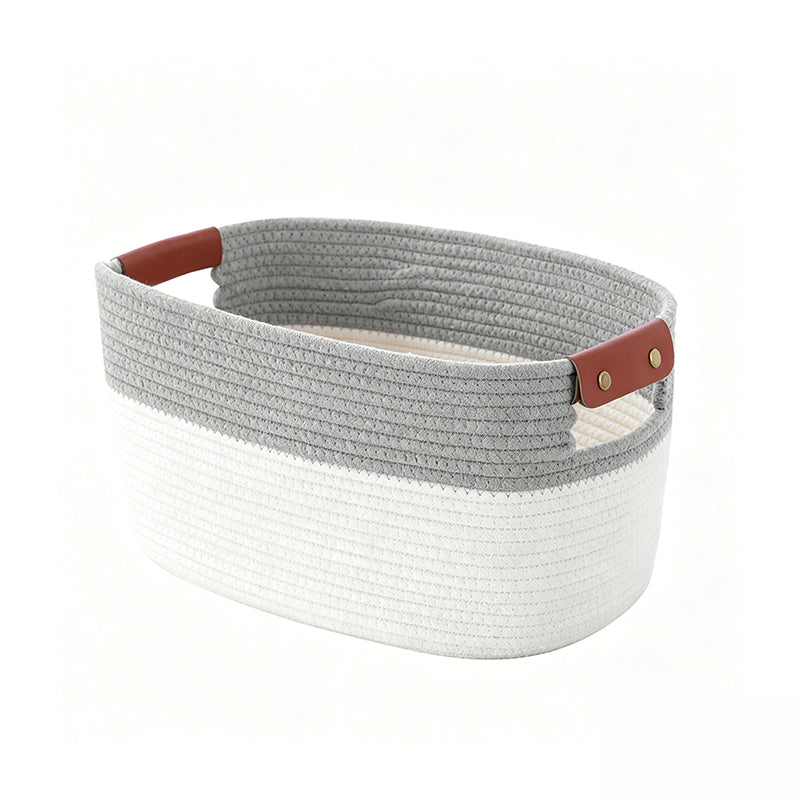 🔥 Hot sale 30% OFF🔥Woven Cotton Rope Storage Basket with Handles