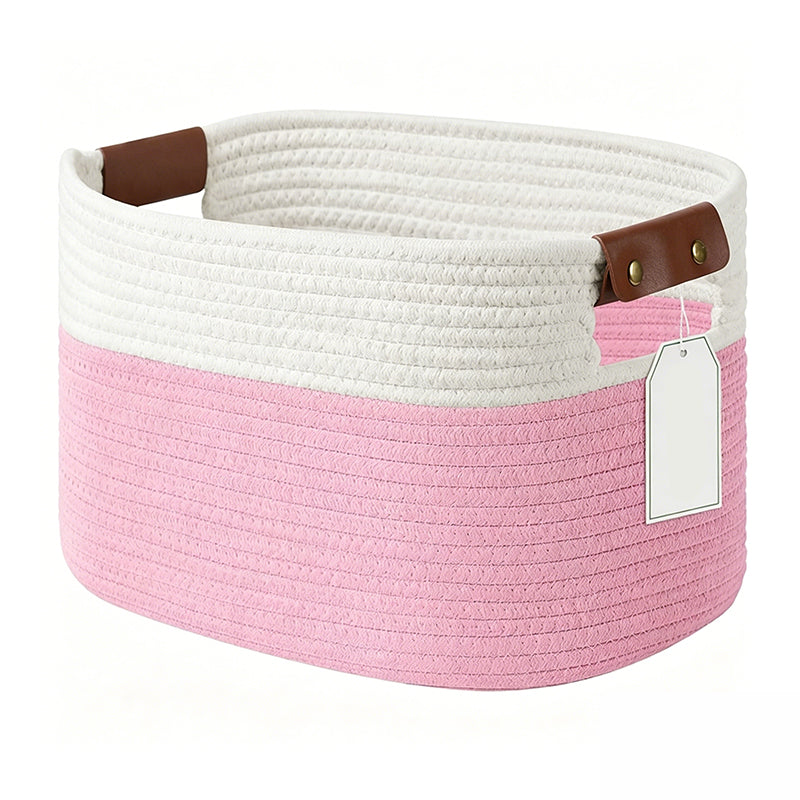 🔥 Hot sale 30% OFF🔥Woven Cotton Rope Storage Basket with Handles