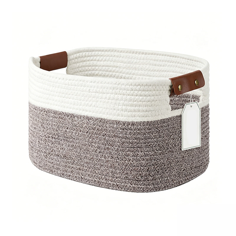 🔥 Hot sale 30% OFF🔥Woven Cotton Rope Storage Basket with Handles