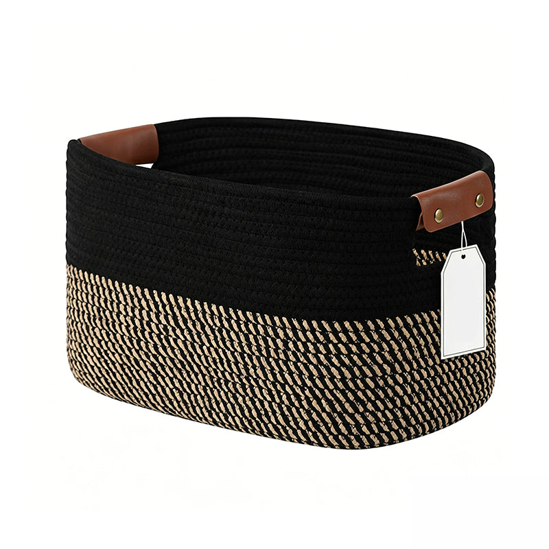 🔥 Hot sale 30% OFF🔥Woven Cotton Rope Storage Basket with Handles