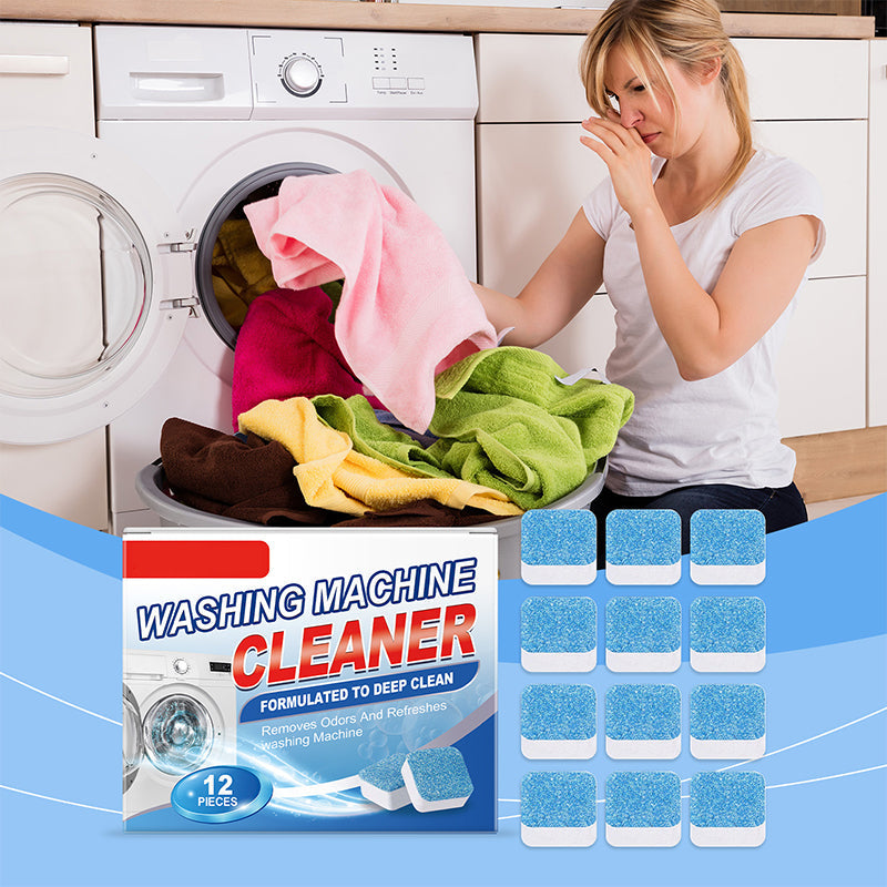 🔥 Hot sale 28%-50% OFF🔥Powerful Washing Machine Cleaner Tablets - 12 Counts