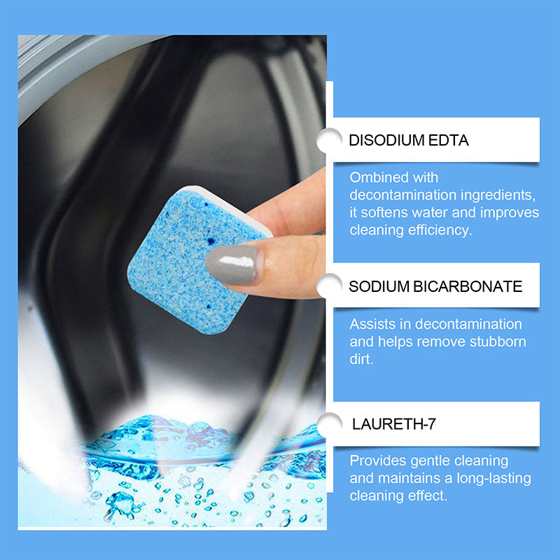 🔥 Hot sale 28%-50% OFF🔥Powerful Washing Machine Cleaner Tablets - 12 Counts