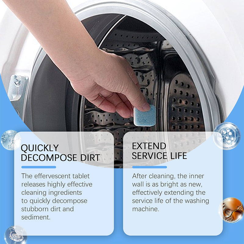 🔥 Hot sale 28%-50% OFF🔥Powerful Washing Machine Cleaner Tablets - 12 Counts