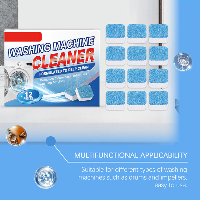 🔥 Hot sale 28%-50% OFF🔥Powerful Washing Machine Cleaner Tablets - 12 Counts