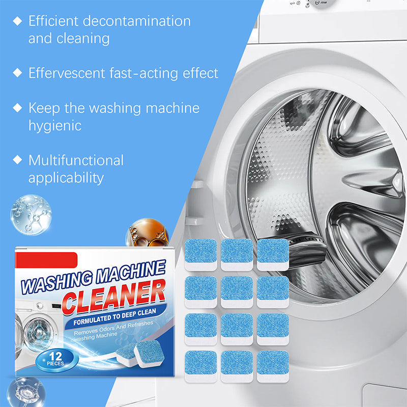 🔥 Hot sale 28%-50% OFF🔥Powerful Washing Machine Cleaner Tablets - 12 Counts