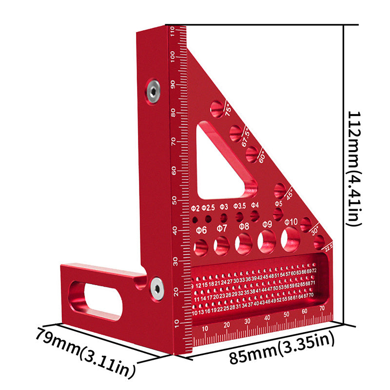 🔥 Hot sale 40% OFF🔥Aluminum Triangle Square for Woodworking