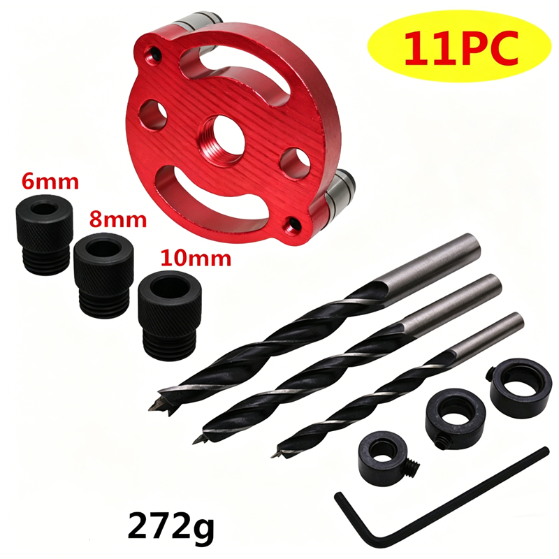 Self-Centering Dowel Jig Kit for Woodworking