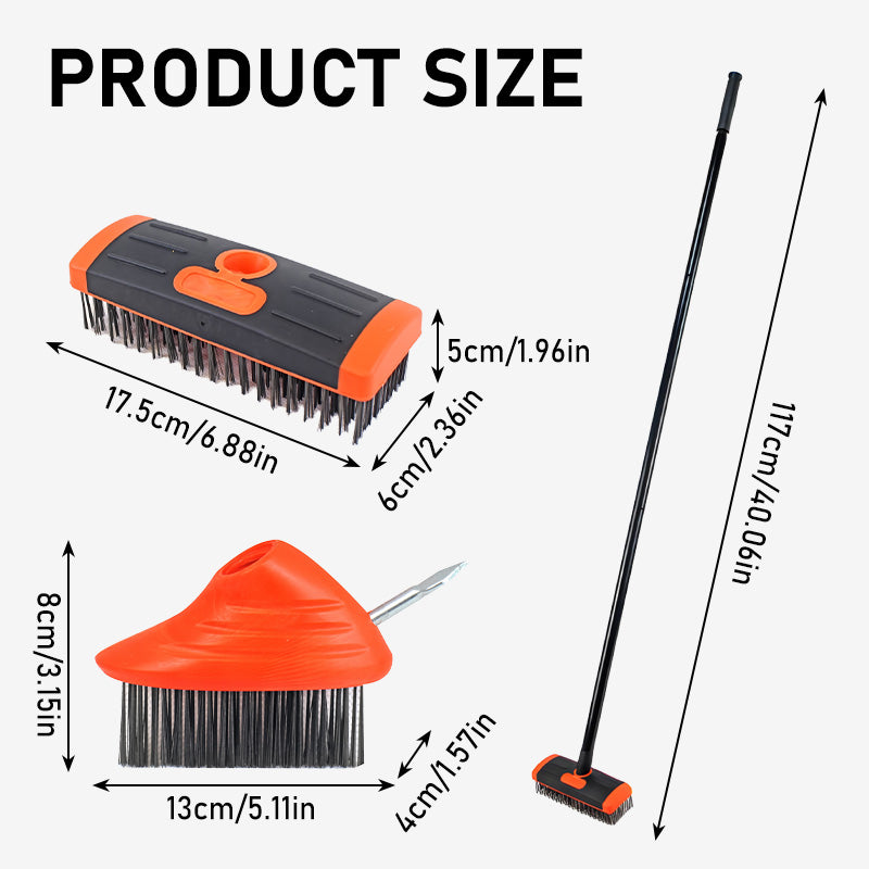 🔥 Hot sale 30% OFF🔥3 in 1 Weeding Wire Brush Tools Set