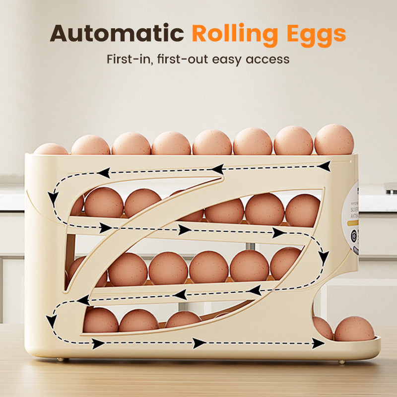 Space-Saving Fridge Egg Storage Organizer