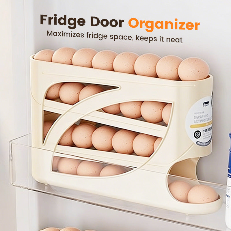 Space-Saving Fridge Egg Storage Organizer