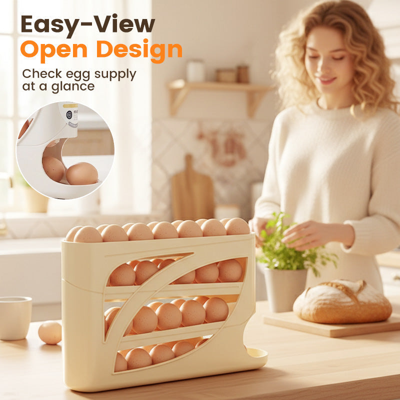 Space-Saving Fridge Egg Storage Organizer