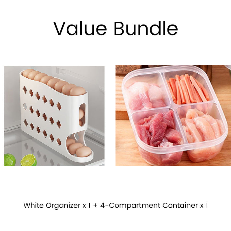 Space-Saving Fridge Egg Storage Organizer