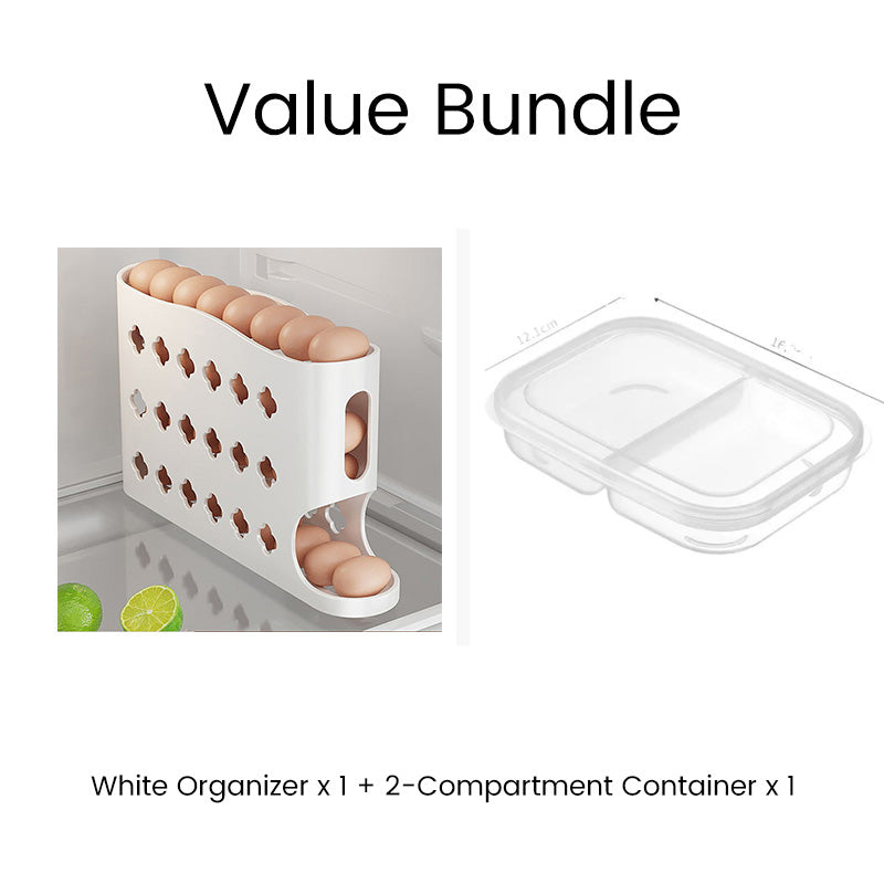 Space-Saving Fridge Egg Storage Organizer