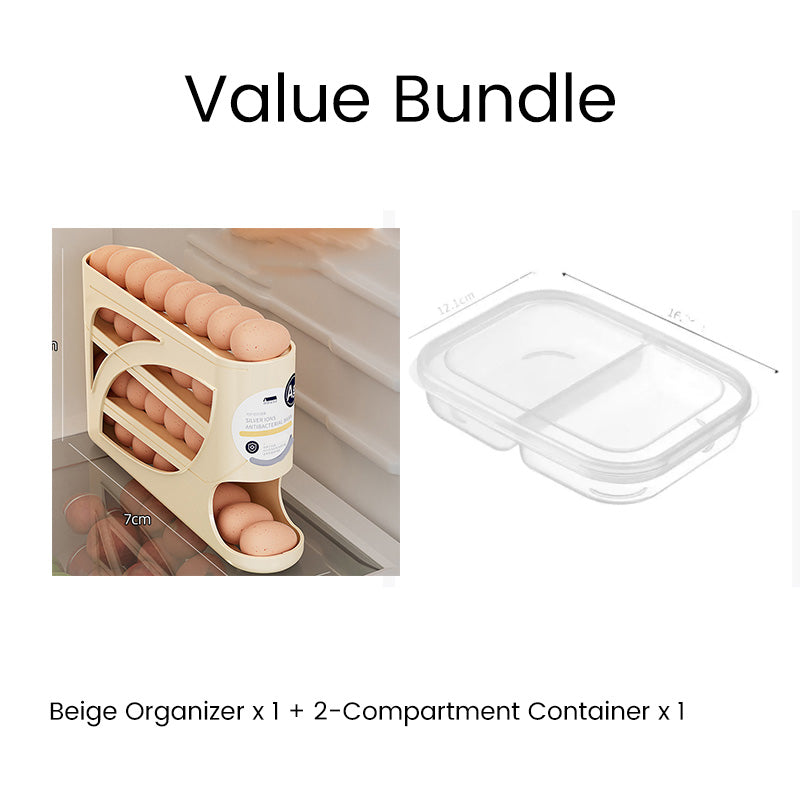 Space-Saving Fridge Egg Storage Organizer