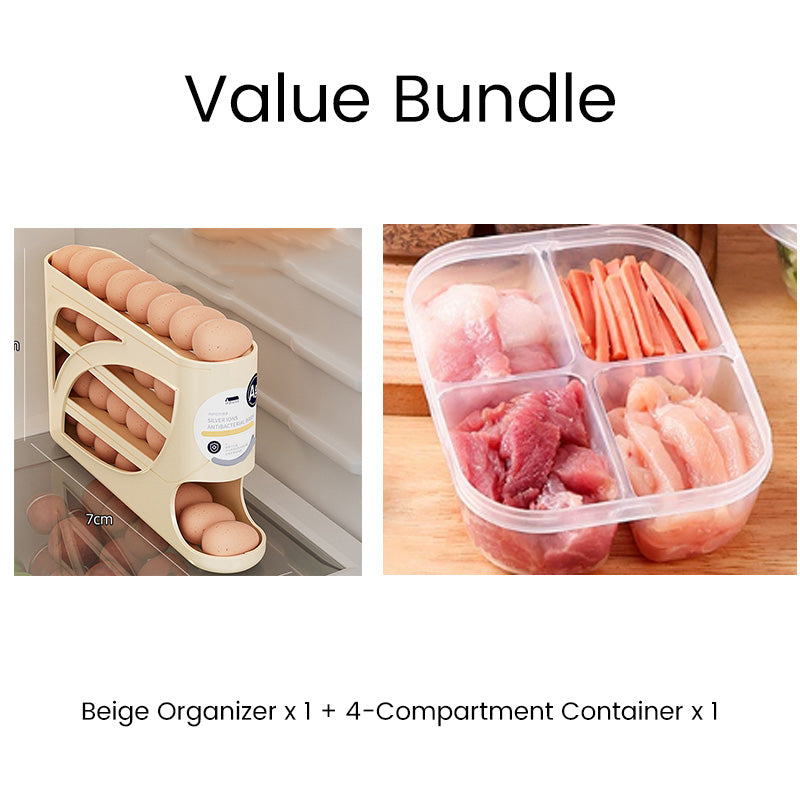 Space-Saving Fridge Egg Storage Organizer