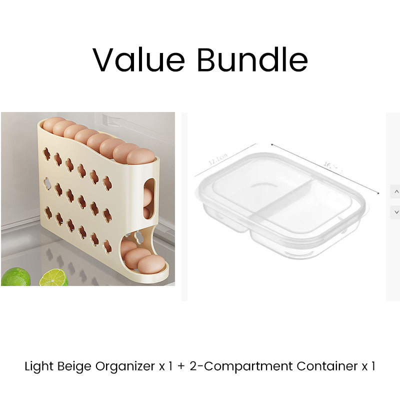 Space-Saving Fridge Egg Storage Organizer