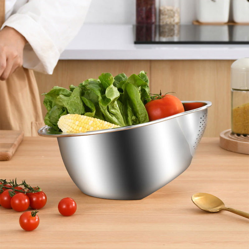 🔥 Hot sale 30% OFF🔥Stainless Steel Rice Strainer Bowl