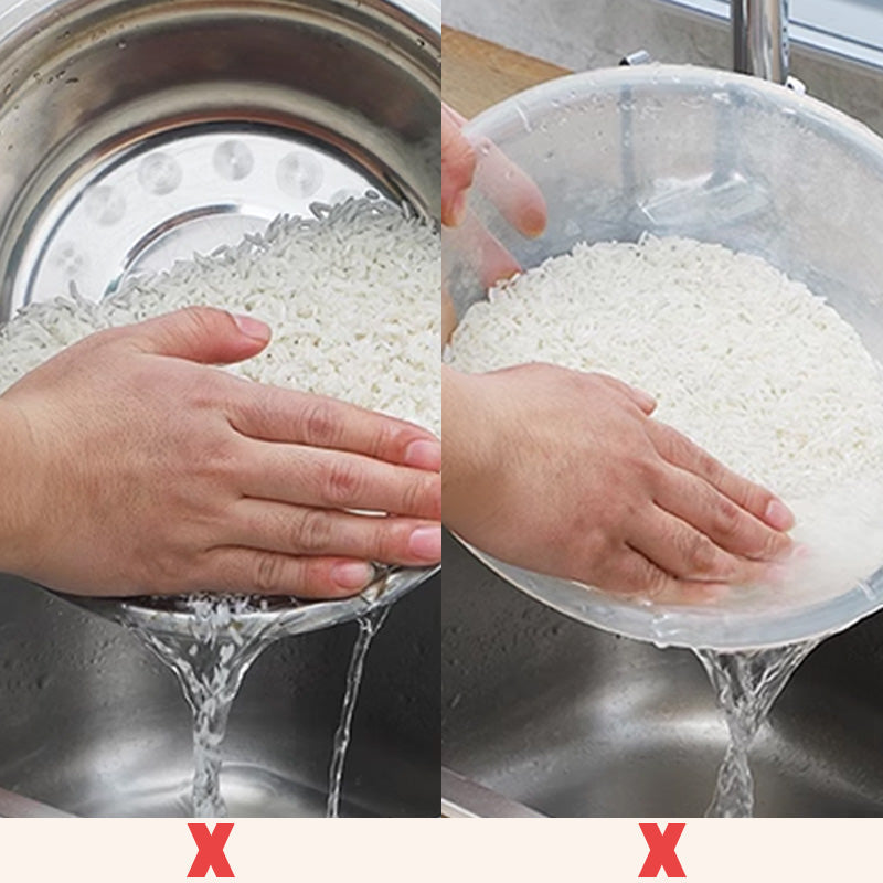🔥 Hot sale 30% OFF🔥Stainless Steel Rice Strainer Bowl