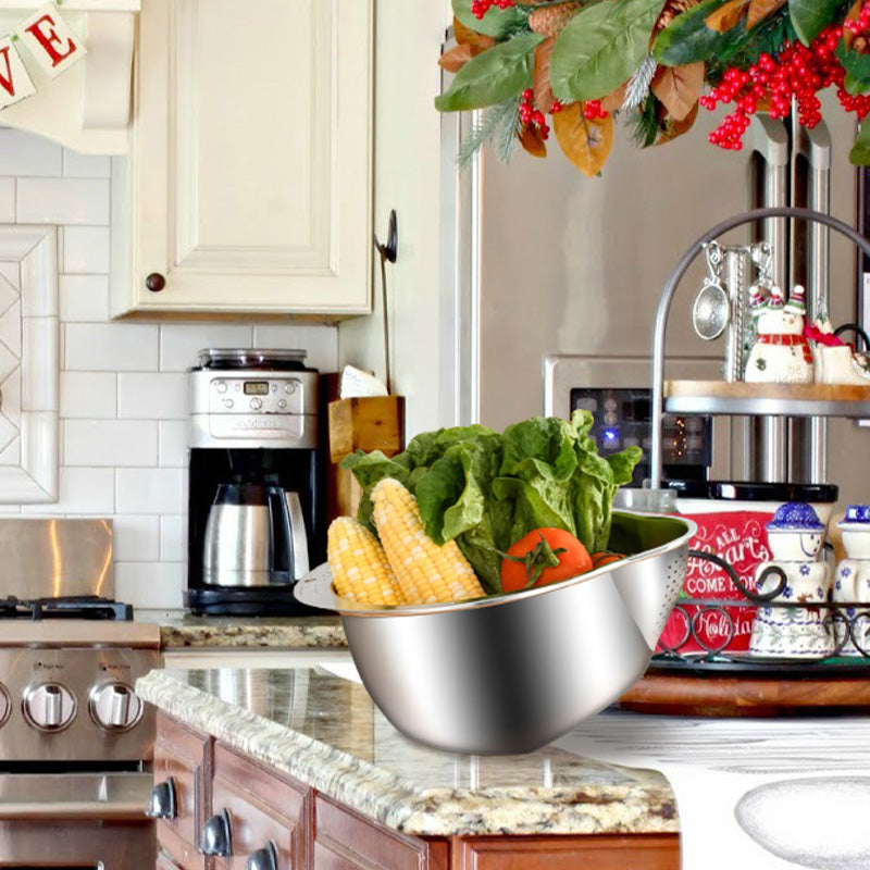 🔥 Hot sale 30% OFF🔥Stainless Steel Rice Strainer Bowl