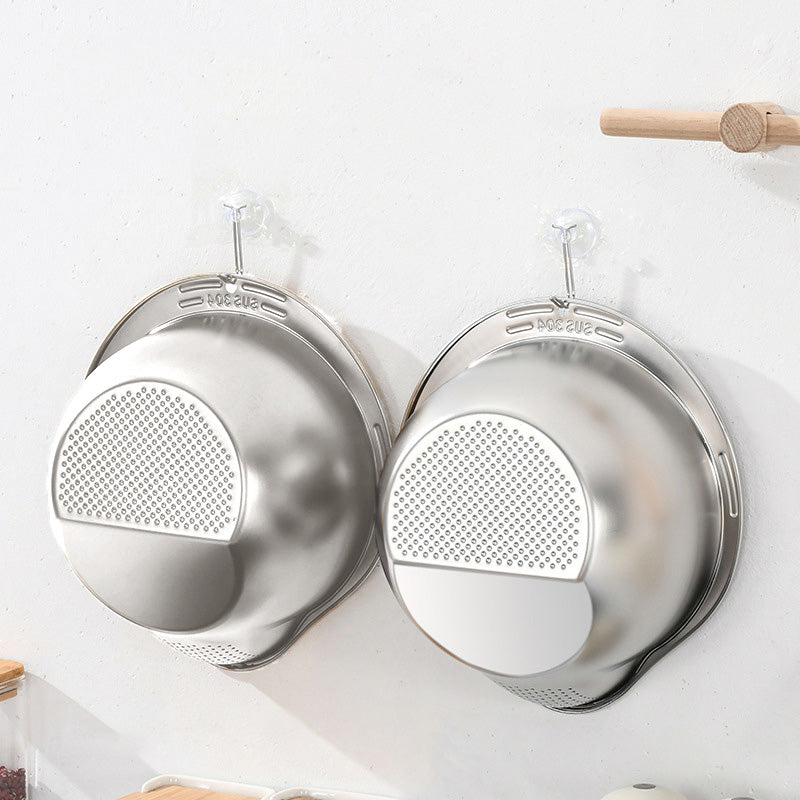 🔥 Hot sale 30% OFF🔥Stainless Steel Rice Strainer Bowl